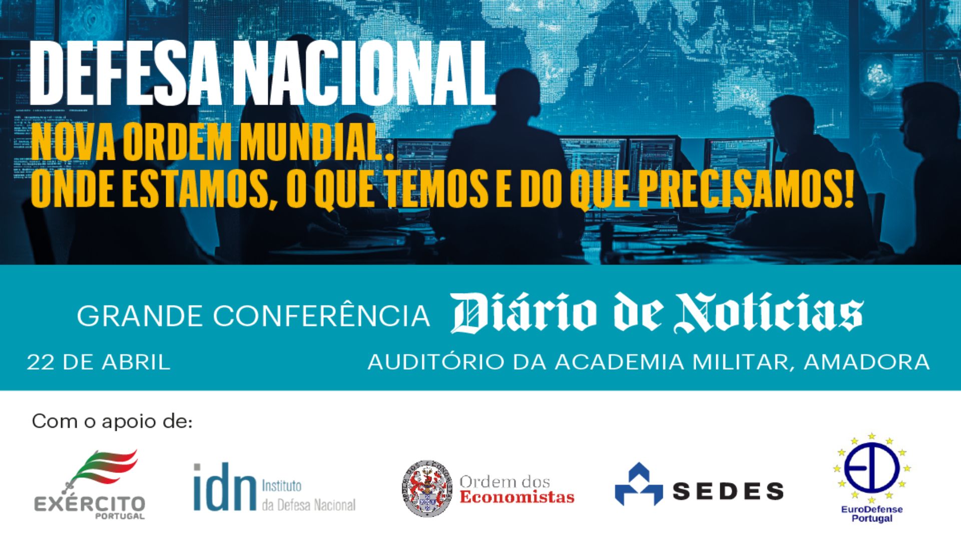 Conferência Defesa Nacional 2025 - Cartaz